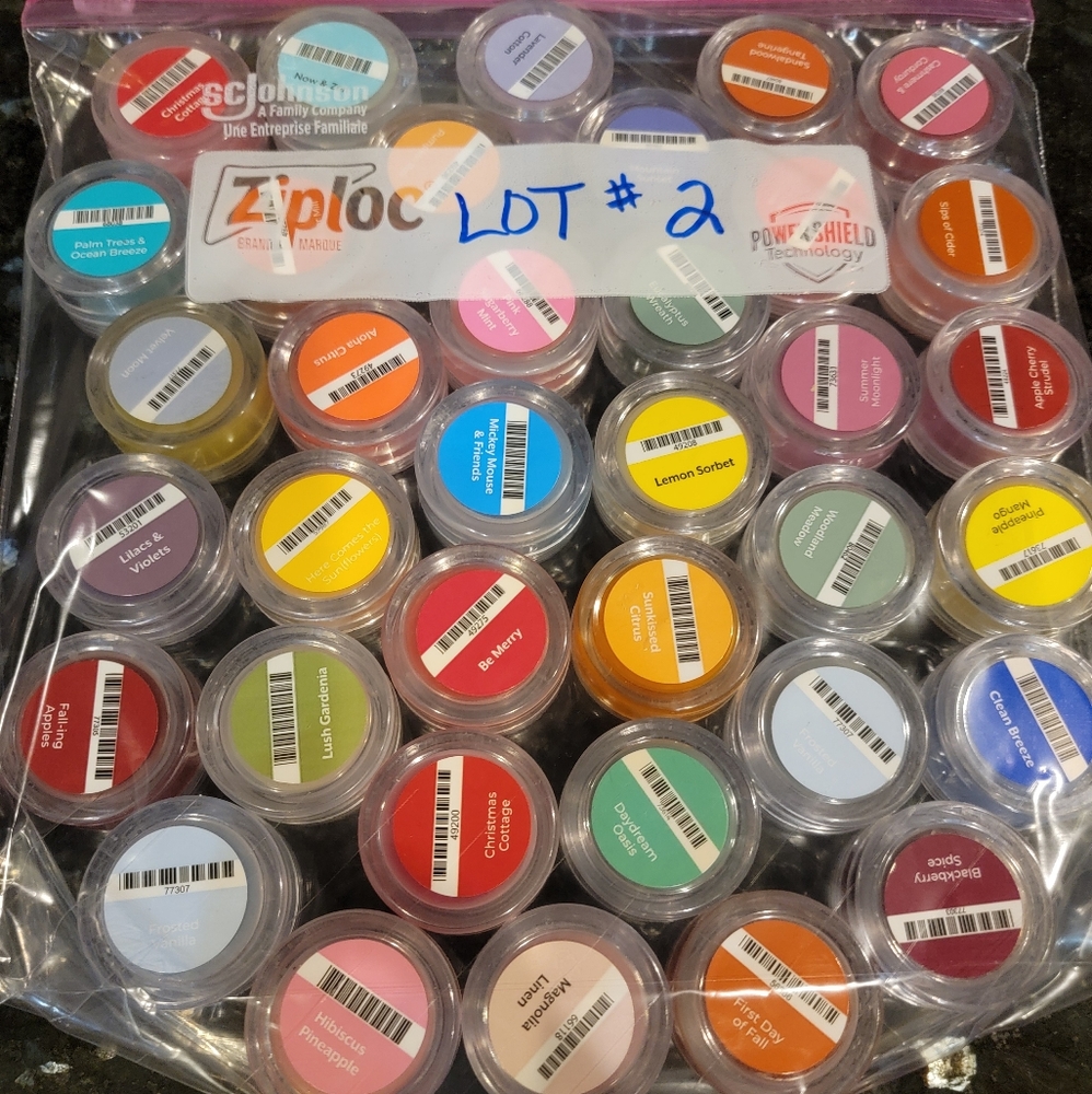 *Lot 2* Scentsy Wax Samples 36+ Per Bag